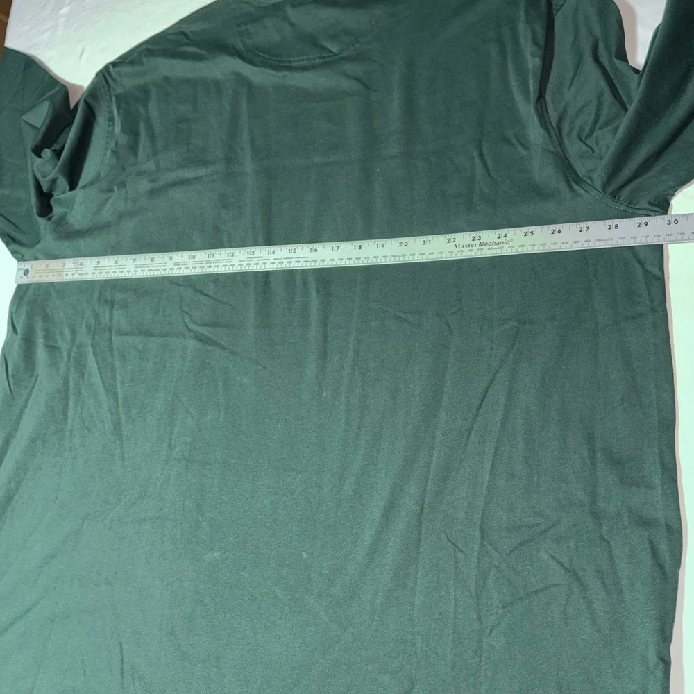 Wrangler Riggs Workwear Mens 3XT Green Long Sleeve Pocket T-Shirt Cotton READ - Picture 4 of 11
